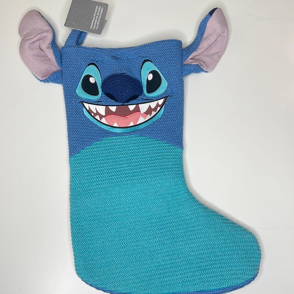 Disney Parks - Christmas Holiday Stitch Knit Stocking